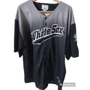Chicago White Sox Vintage Y2K Puma baseball‎ jersey Black XL Stitched